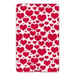 Hearts Valentine Pattern Seamless Name Card Style USB Flash Drive Back