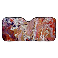 Pour Flames Car Windshield Sunshade by kaleidomarblingart