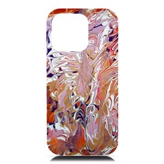 Pour Flames Iphone 16 Pro Max Black Uv Print Pc Hardshell Case by kaleidomarblingart