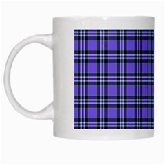 Blue Tartan Plaid 1 White Mug by dressshop