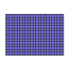 Blue Tartan Plaid 1 Sticker A4 (100 Pack) by dressshop