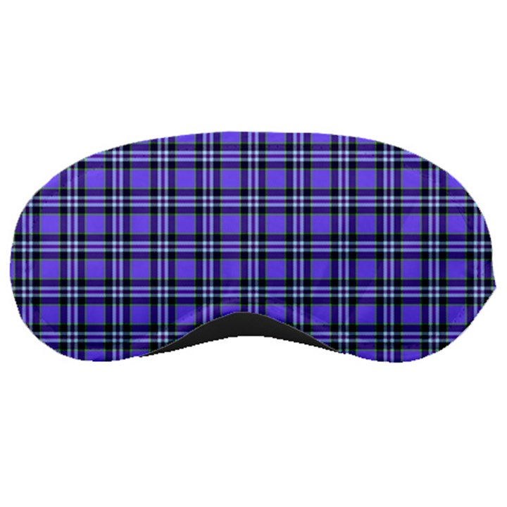 Blue Tartan Plaid 1 Sleep Mask