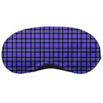 Blue Tartan Plaid 1 Sleep Mask Front