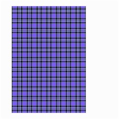 Blue Tartan Plaid 1 Small Garden Flag (two Sides) by dressshop