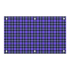 Blue Tartan Plaid 1 Banner And Sign 5  X 3  by dressshop