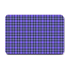 Blue Tartan Plaid 1 Small Doormat by dressshop