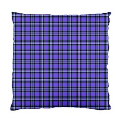 Blue Tartan Plaid 1 Standard Cushion Case (two Sides) by dressshop