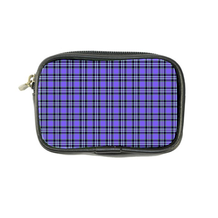 Blue Tartan Plaid 1 Coin Purse