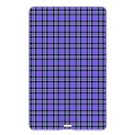 Blue Tartan Plaid 1 Name Card Style USB Flash Drive Back