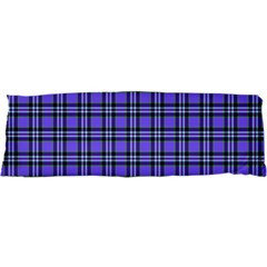 Blue Tartan Plaid 1 21 x63  Body Pillow Case Dakimakura (two Sides) by dressshop