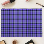 Blue Tartan Plaid 1 Cosmetic Bag (XXL) Front