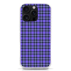 Blue Tartan Plaid 1 Iphone 16 Pro Tpu Uv Print Case by dressshop