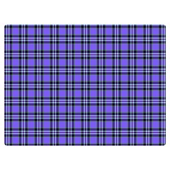 Blue Tartan Plaid 1 Two Sides Premium Plush Fleece Blanket (baby Size) by dressshop