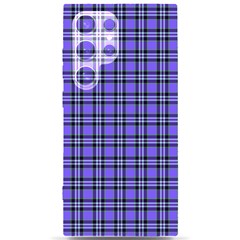 Blue Tartan Plaid 1 Samsung Galaxy S24 Ultra 6 9 Inch Black Tpu Uv Case by dressshop