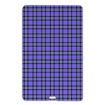 Blue Tartan Plaid 1 Name Card Style USB Flash Drive Front