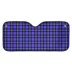 Blue Tartan Plaid 1 Car Windshield Sunshade by dressshop