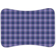 Purple Plaid Tartan 1 Velour Seat Head Rest Cushion by dressshop