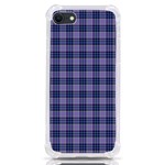 Purple Plaid Tartan 1 iPhone SE Front