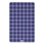 Purple Plaid Tartan 1 Name Card Style USB Flash Drive Front