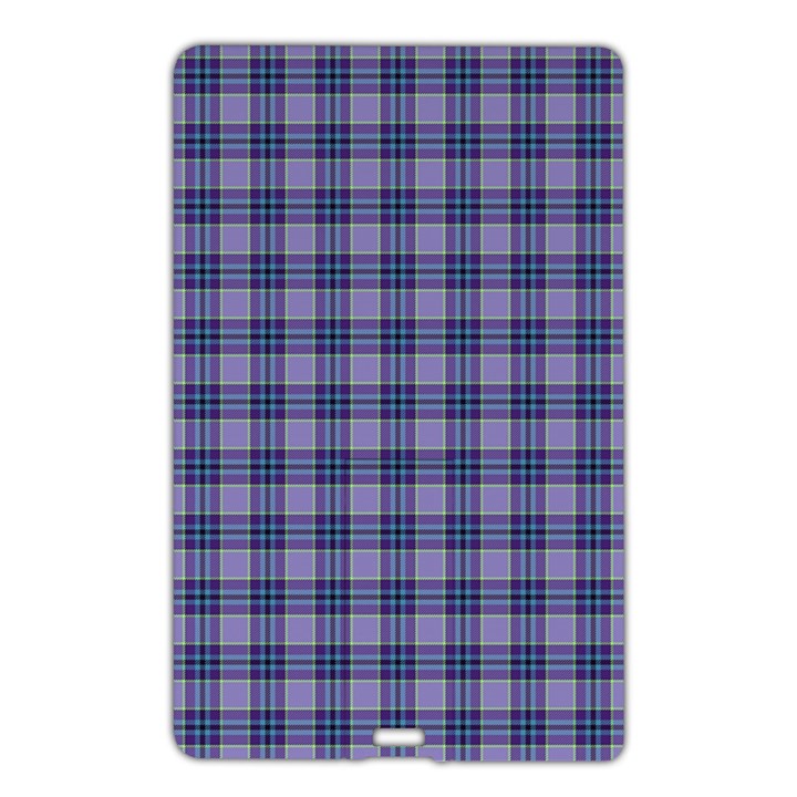 Purple Plaid Tartan 1 Name Card Style USB Flash Drive