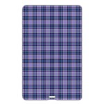 Purple Plaid Tartan 1 Name Card Style USB Flash Drive Back