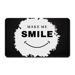 Black And White Simple Make Me Smile T Shirt 20250203 014057 0000 Magnet (rectangular) by Cowcow2005