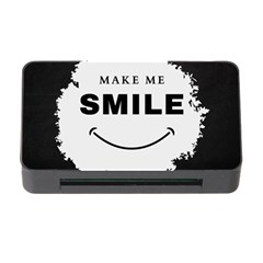 Black And White Simple Make Me Smile T Shirt 20250203 014057 0000 Memory Card Reader With Cf by Cowcow2005