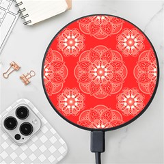 Crimson Current Wireless Fast Charger(black) by ArtfulThreads