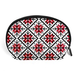 Ukrainian Folk Seamless Pattern Ornament Ethnic Ornament Border Element Traditional Art Accessory Pouch (large) by Grandong