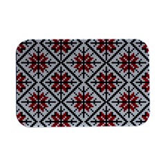 Ukrainian Folk Seamless Pattern Ornament Ethnic Ornament Border Element Traditional Art Open Lid Metal Box (silver)   by Grandong