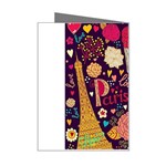 Collage Worx Black Collage Cupcake Eifel Tower Fireworks Paris Mini Greeting Card Right