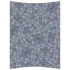 Blue Ornament Complex Mosaic Print Pattern Back Support Cushion by dflcprintsclothing