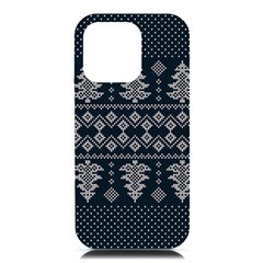 Winter Wonderland Pattern Iphone 16 Pro Max Black Uv Print Pc Hardshell Case by ArtfulThreads