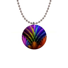 Abstract Colors - , Abstract Colors 1  Button Necklace by kyorashop23