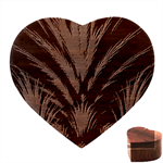 Abstract Colors - , Abstract Colors Heart Wood Jewelry Box Front