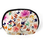 Abstract Floral Background Accessory Pouch (Medium) Back