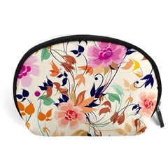 Abstract Floral Background Accessory Pouch (large) by kyorashop23