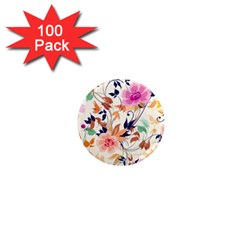 Abstract Floral Background 1  Mini Magnets (100 Pack)  by kyorashop23