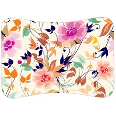 Abstract Floral Background Velour Seat Head Rest Cushion by kyorashop23