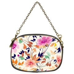 Abstract Floral Background Chain Purse (two Sides) by kyorashop23