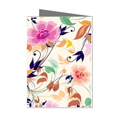 Abstract Floral Background Mini Greeting Cards (pkg Of 8) by kyorashop23