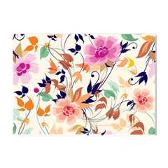 Abstract Floral Background Crystal Sticker (a4) by kyorashop23