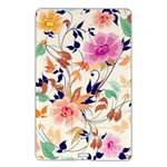 Abstract Floral Background Name Card Style USB Flash Drive Front