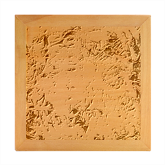 Abstract Waves Wood Photo Frame Cube by kaleidomarblingart