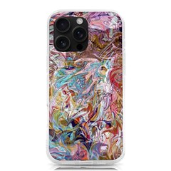 Abstract Waves Iphone 16 Pro Max Tpu Uv Print Case by kaleidomarblingart