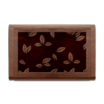 Foliage Wood Oval USB Flash Drive Box