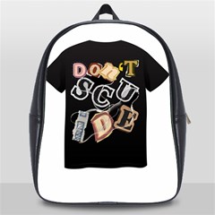 The Fear Has Arrived 20250211 181959 0001 The Fear Has Arrived 20250211 181959 0000 School Bag (xl) by 120503