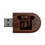 The Fear Has Arrived 20250211 181959 0001 The Fear Has Arrived 20250211 181959 0000 Wood Oval USB Flash Drive USB