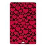 Valentines Day Hearts Pattern Love Red Name Card Style USB Flash Drive Front