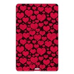 Valentines Day Hearts Pattern Love Red Name Card Style USB Flash Drive Back